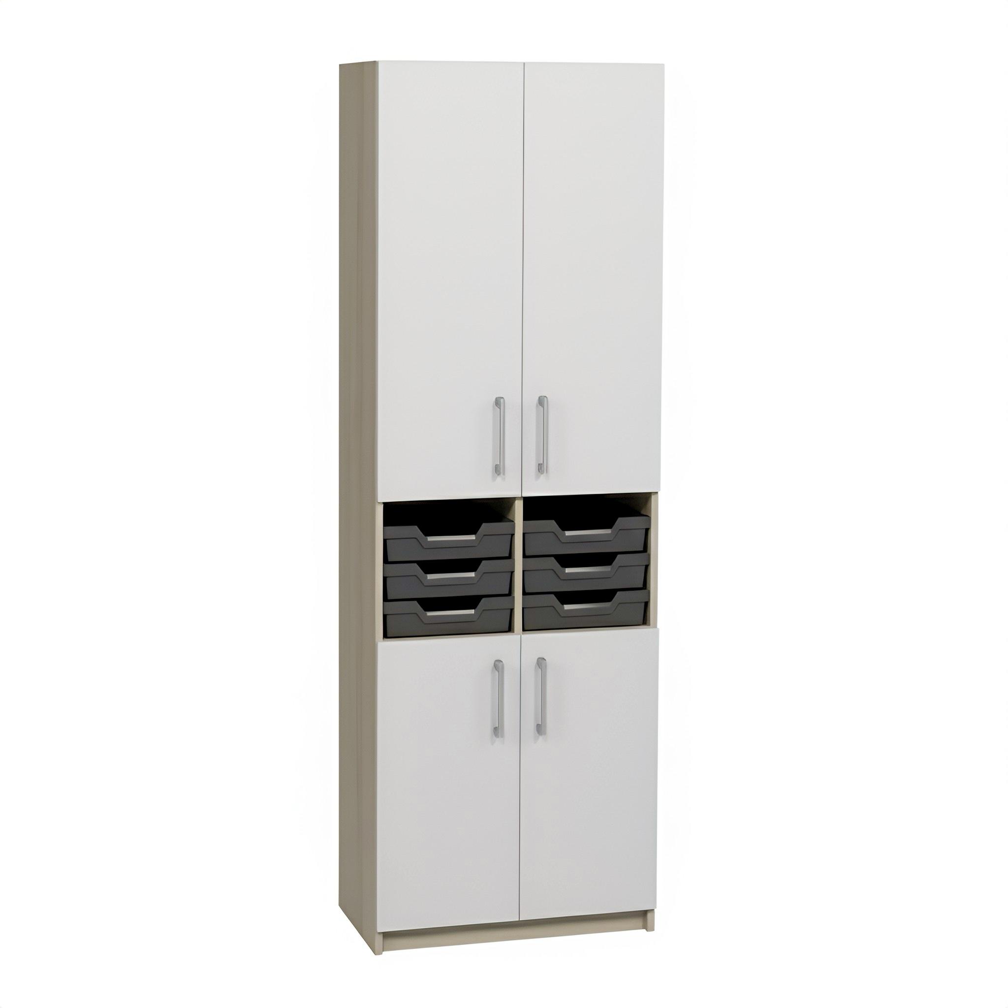 Шафа закрита з лотками, АНШАР ГРУП (7706), 702х405х2115 мм.